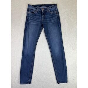 Silver Jeans Co. Boyfriend Jeans Womens 28x29 Blue Wash Mid Rise Stretch